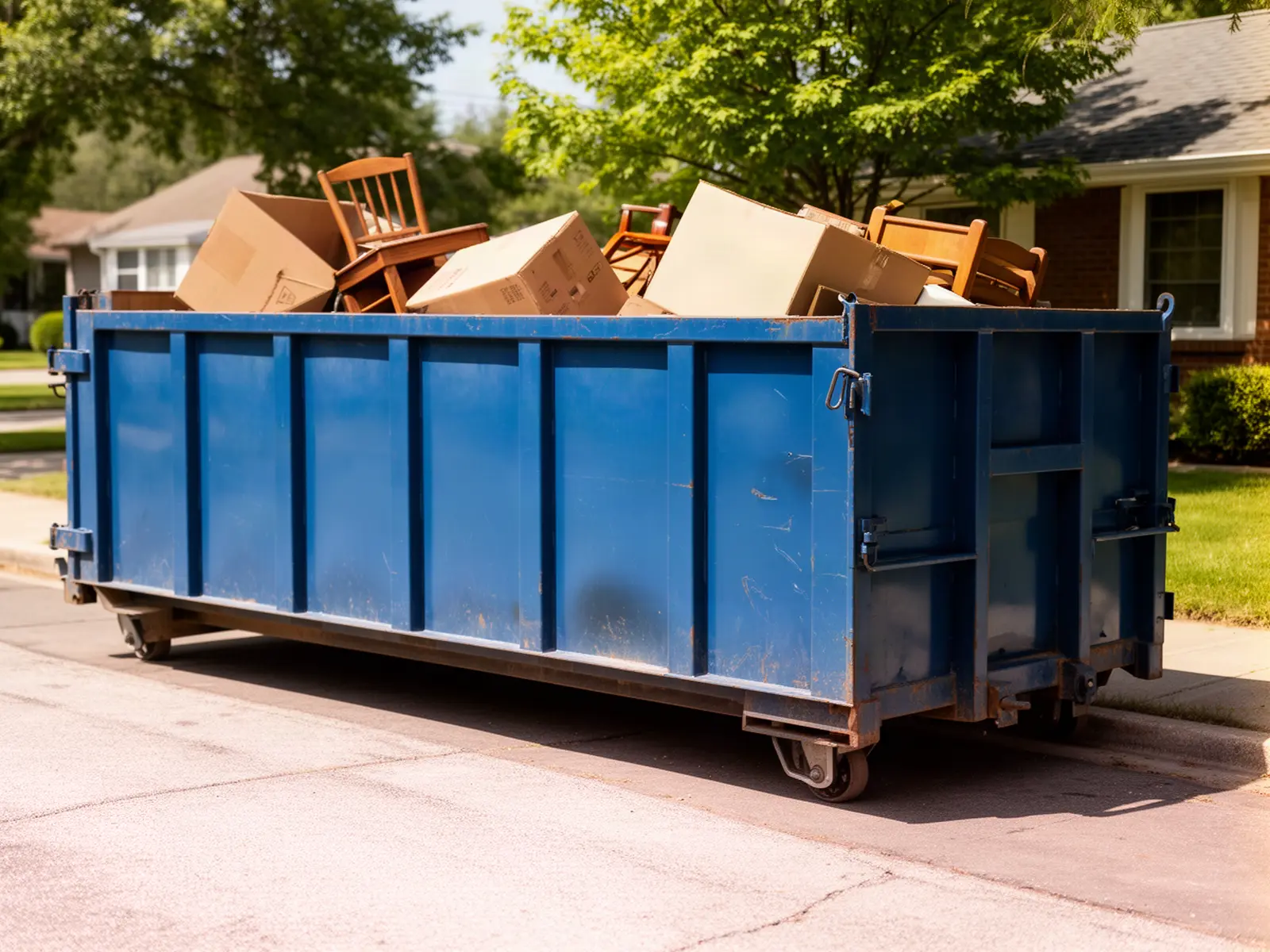 Roll-off dumpster from WG Express Dumpsters in Fort Worth, TX
